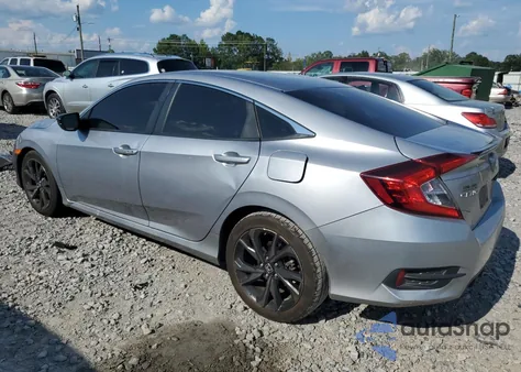 2020 Honda Civic Sport из США, поврежденный, VIN 19XFC2F85LE022453